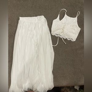 Lulus two piece maxi set